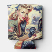  Pilot Pin Up Blikjeskoeler (Achterkant)