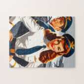 Pilot Pin-up Legpuzzel (Horizontaal)