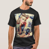 Pilot Pin Up T-shirt (Voorkant)