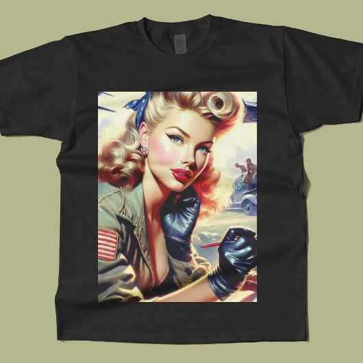 Pilot Pin Up T-shirt