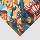  Pilot Pin-up Tissuepapier (Detail)