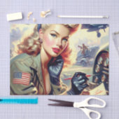 Pilot Pin Up Tissuepapier (Craft)