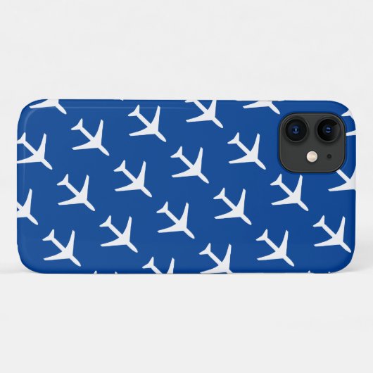 Pilot Plane Aviation Flying iPhone 11 Hoesje (Achterkant (horizontaal))