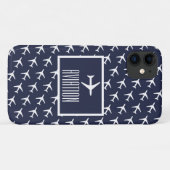 Pilot Plane Aviation Flying iPhone 11 Hoesje (Achterkant (horizontaal))