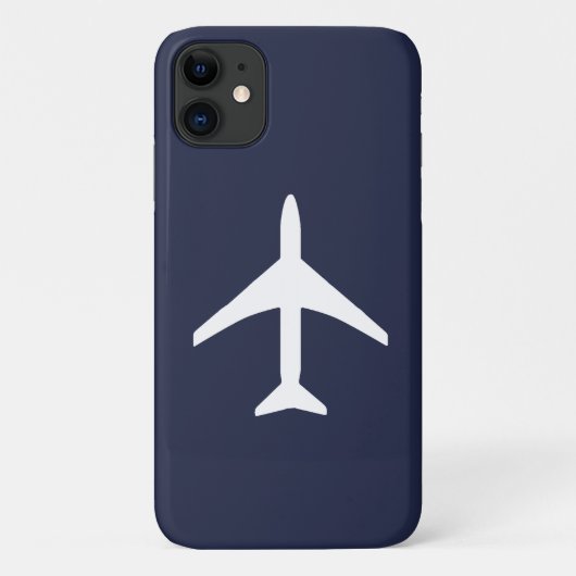 Pilot Plane Aviation Flying iPhone 11 Hoesje (Achterkant)