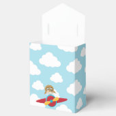 Pilot Red Airplane Favor Box (Schattigee cloud) Bedankdoosjes (Geopend)