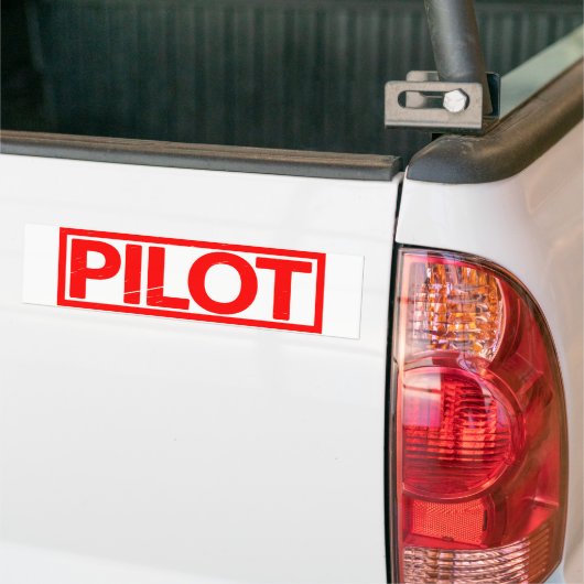 Pilot Stamp Bumpersticker (Op Truck)