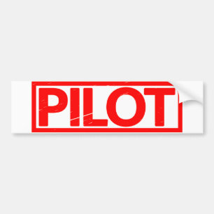 Pilot Stamp Bumpersticker