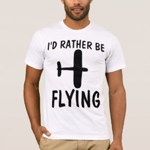 PILOT T-SHIRTS, LIEVER VLIJGEN T-SHIRT