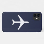 Pilote Avion Aviation Vol d'iPhone 11 Coque (Dos (Horizontal))