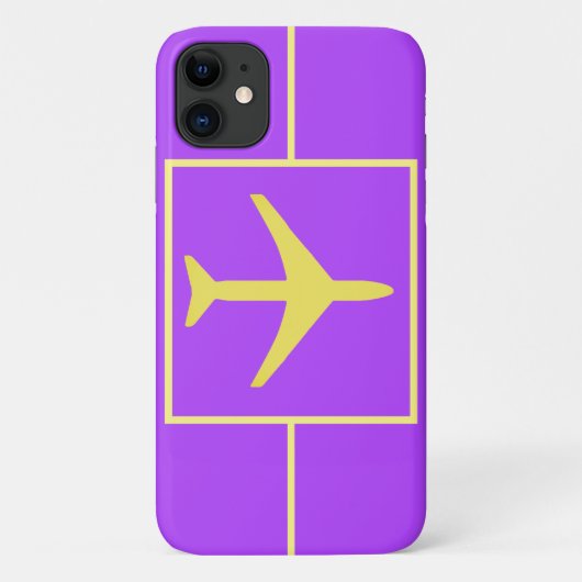 Pilote avion aviation volant iPhone 11 Coque (Dos)