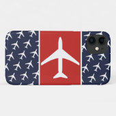 Pilote avion aviation volant iPhone 11 Coque (Dos (Horizontal))