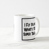 Pilote de ligne Super Talent. Café Mug (Devant droit)