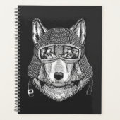 Pilote de motocyclette Wolf Dog (Devant)