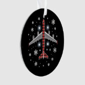 Pilote de Noël à carreaux d'avion (devant)