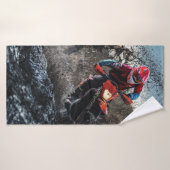 Pilote de vélo droit jetez l'oreiller (Serviette de bain)