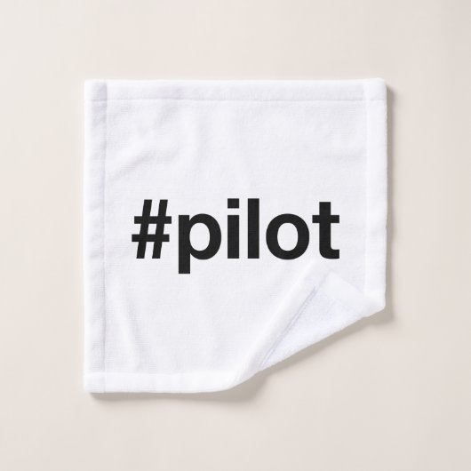 PILOTE Hashtag (Gant de toilette)