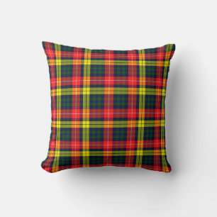 Pilote Jeu Plaid Buchanan moderne Tartan Coussin