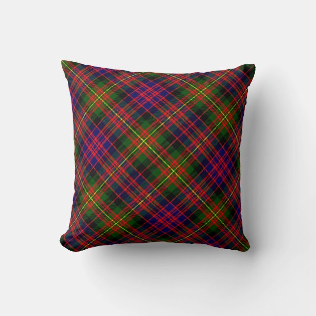 Pilote Jeu Plaid Carnegie moderne Tartan Coussin (Recto)