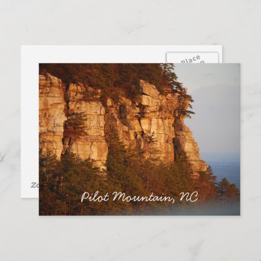 Pilote Mountain, carte postale NC (Devant / Derrière)