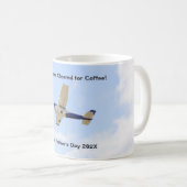 Pilote papa Avion Père Fête du Café Mug (Devant droit)