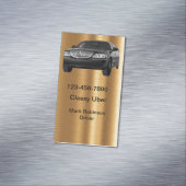 Pilote Uber Classé Cartes de visite magnétiques (In Situ)