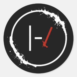 piloten-21 ronde sticker