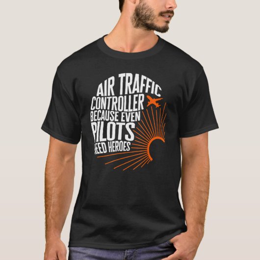 Piloten die luchtverkeersleider zijn, zelfs pilote t-shirt (Voorkant)