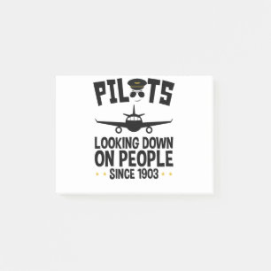 Piloten die sinds 1903 op mensen kijken post-it® notes