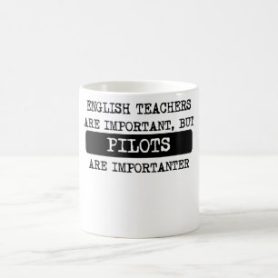 Piloten zijn belangrijk koffiemok