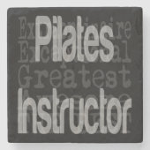 Pilotendocent Extraordinaire Stenen Onderzetter (Voorkant)