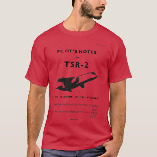 Pilotennota's voor TSR2 T-shirt