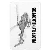 Pilotenvlieghelikopters Magneet (Verticaal)