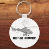 Pilotenvlieghelikopters Sleutelhanger (Voorkant)