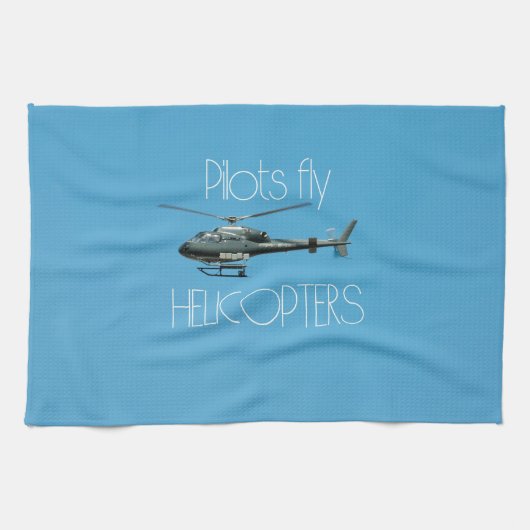 Pilotenvlieghelikopters Theedoek (Horizontaal)