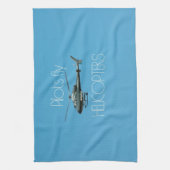 Pilotenvlieghelikopters Theedoek (Verticaal)