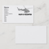 Pilotenvlieghelikopters Visitekaartje (Voorkant / Achterkant)