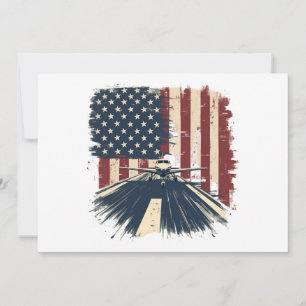 Pilotenvliegtuig Amerikaanse Vlaggenvliegtuig Kaart