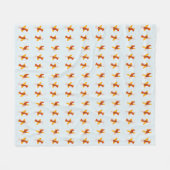 Pilotenvliegtuig in de lucht fleece deken (Voorkant (Horizontaal))