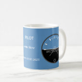 Pilotes Indicateur d'attitude Mug (Devant droit)