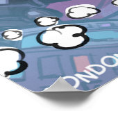 Pilotes Pilates Airlines Funny Rick London Poster (Coin)