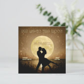 Pilotez-moi au faire-part de mariage de lune (Debout devant)