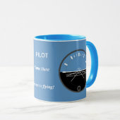 Pilots Attitude Indicator Mug (Devant droit)