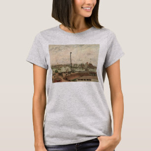 Pilot's Jetty, Le Havre, Misty van Camille Pissarr T-shirt