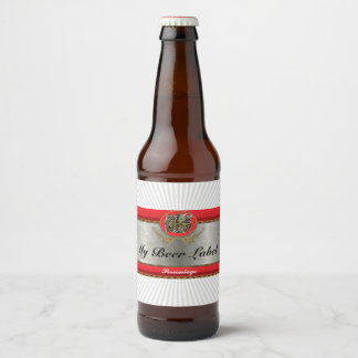 Pilsener Bierlabel Rood Bier Etiket