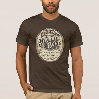 Pilsner Beer Ad Label T-shirt
