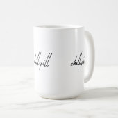 Pilule de refroidissement - Siroter la tasse de ca (Devant droit)