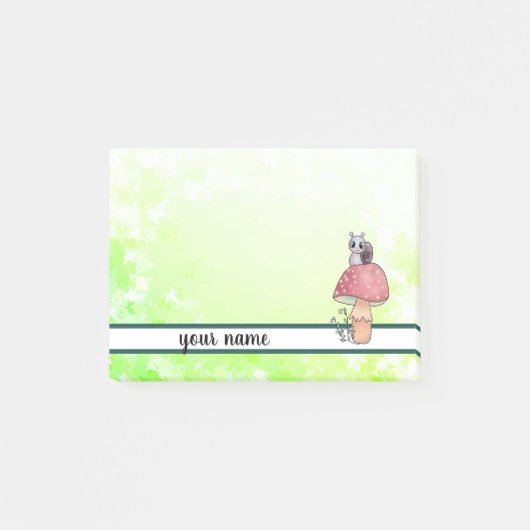 Pilz mit Schnecke Post-it® Notes (Voorkant)