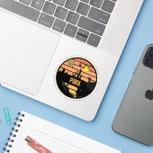 Pima, Arizona Sticker (Laptop met iPhone)
