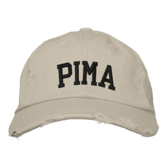 Pima geborduurd Pet